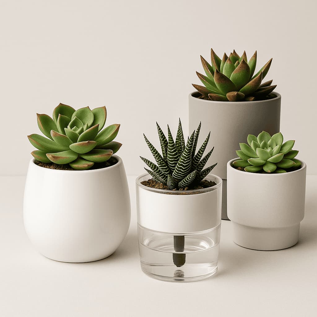 do self watering planters work for succulents indoors